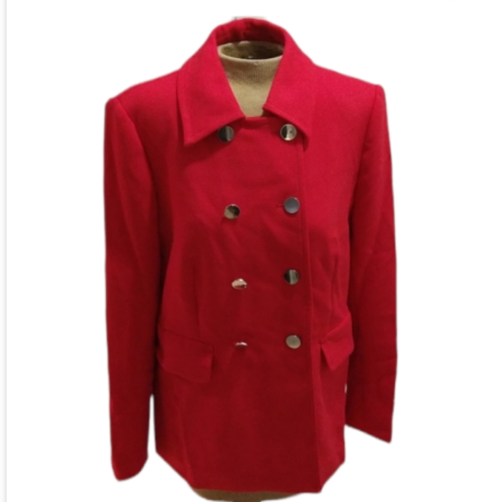 Carmen Marc Valvo Double Breasted Millennium Jacket